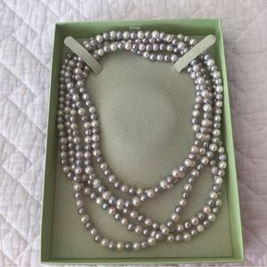 Ross Simon Endless Pearl Necklace 48” long.